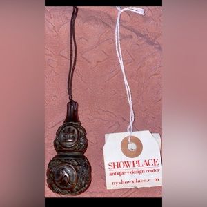 Vintage Antique Carved Wooden Chinese Ornament